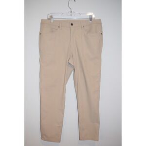 Lululemon Commission Mens Pants Beige Casual‎ Lightweight Size 34